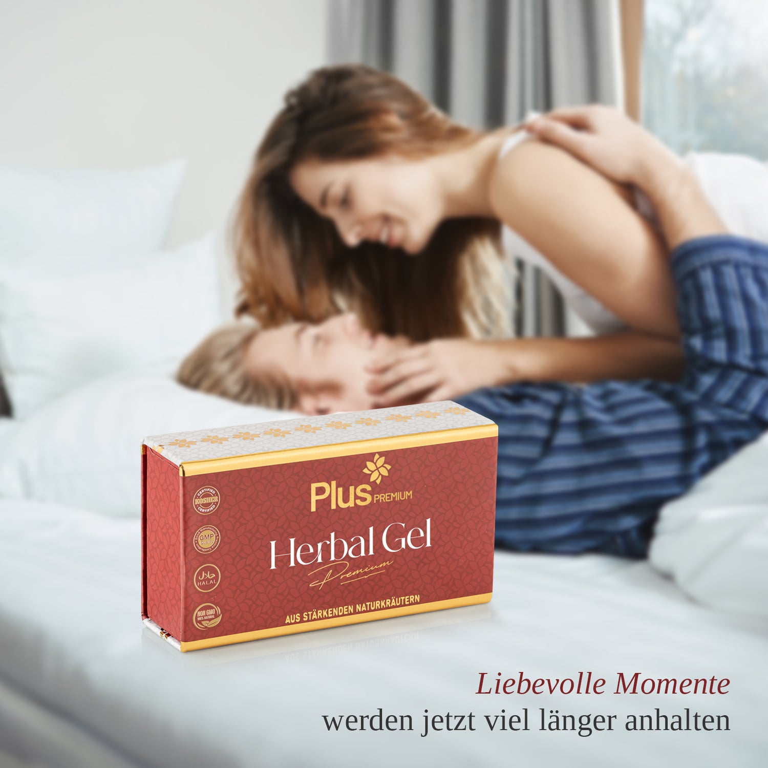 PLUS Premium 12x12g, Honig Herbal Paste, Maca, Honey, Ginseng & Tribulus Terrestris Gel