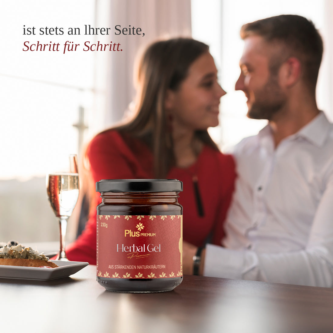 PLUS Premium 230g, Honig Herbal Paste, Maca, Honey, Ginseng & Tribulus Terrestris Gel