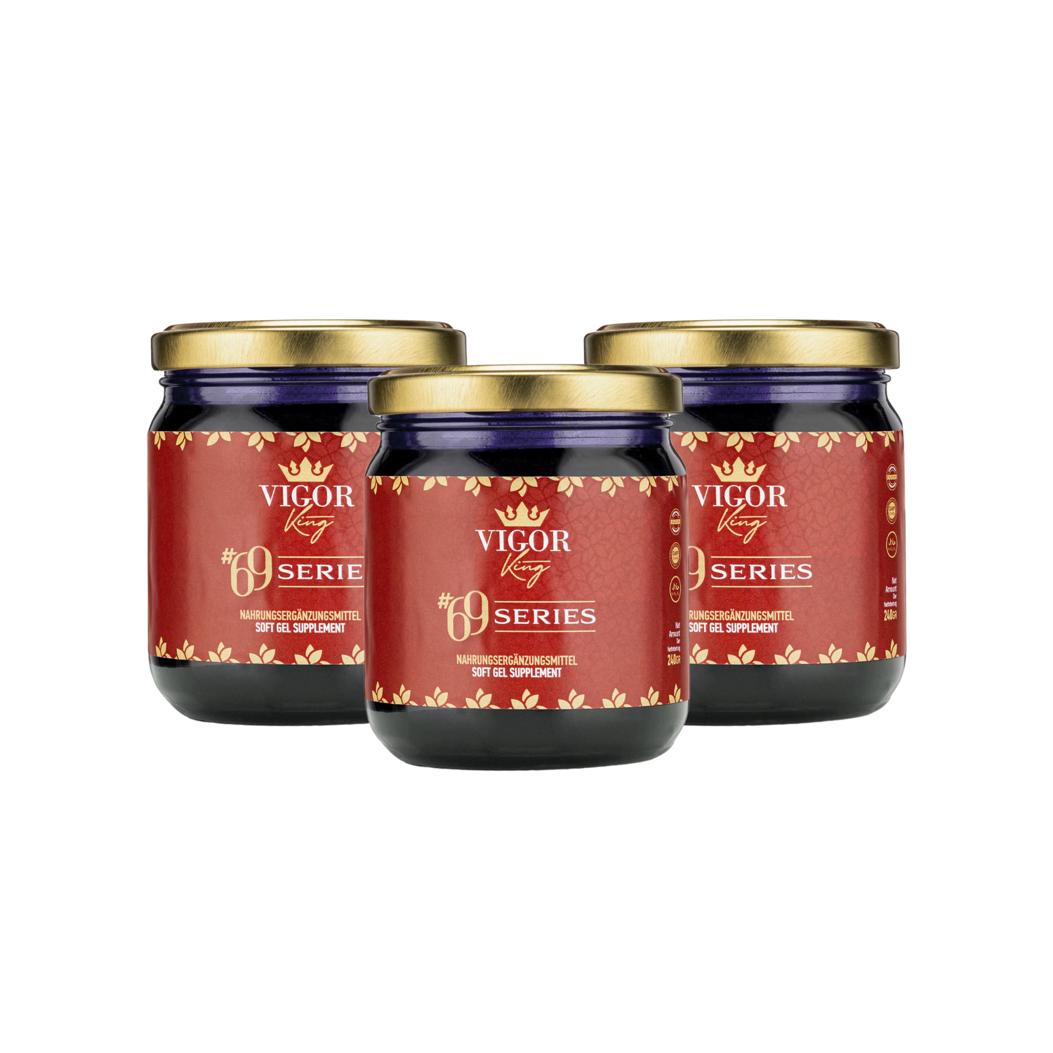 VIGOR King Honig Herbal Paste 240 gr, Extra Stark für aktive Männer Sofortwirkung, Maca, Ginseng &amp; Tribulus Terrestris Gel